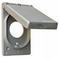 thumbnail image 1 of Morris Products 37160 One Gang Weatherproof Covers - Vertical Power Receptacle Gray, 1 of 2