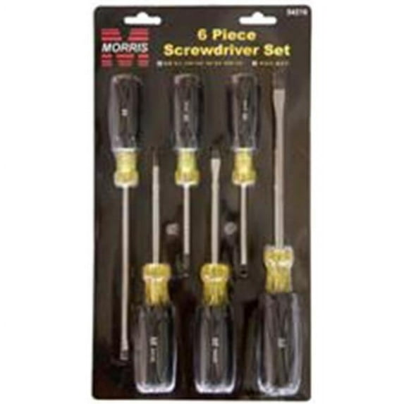 Morris Products 54216 6 Piece Screwdriver Set