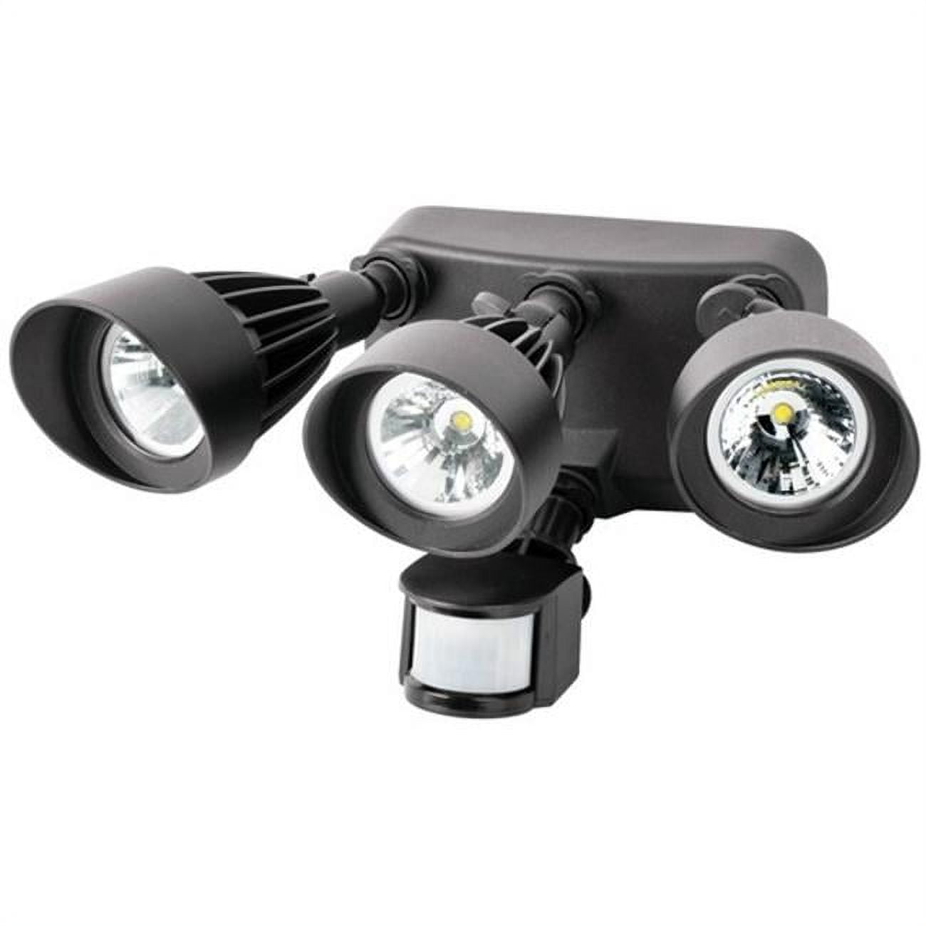 Morris Products 72570 Led Motion Activated Security Flood Lights#44;  Head#44; 36 Watts#44; Bronze#44; 5000K