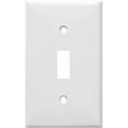 thumbnail image 1 of Morris Products 81011 Lexan Wall Plates 1Gang Toggle Switch White, 1 of 1