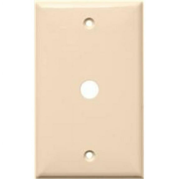 Morris Products 81633 Lexan Wall Plates 1 Gang Cable.406 Almond