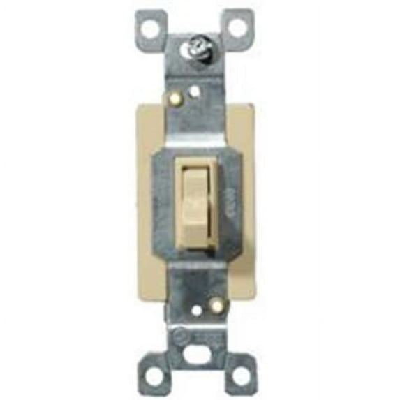Morris Products 82020 Commercial Single Pole Toggle Switch Ivory 20A-120 - 277V
