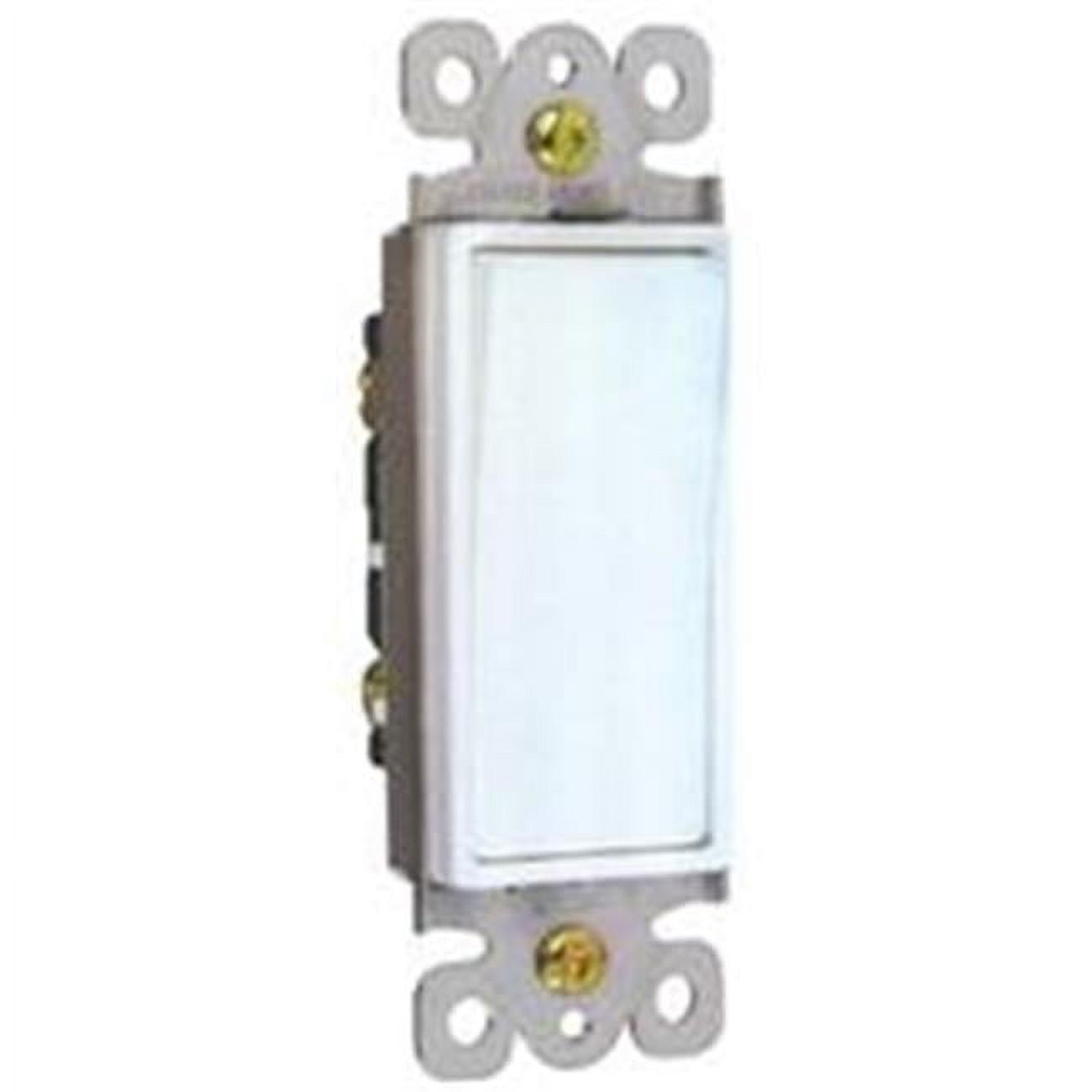 Morris Products 82051 Decorator Switches White Single Pole 15A-120 - 277V - image 1 of 2