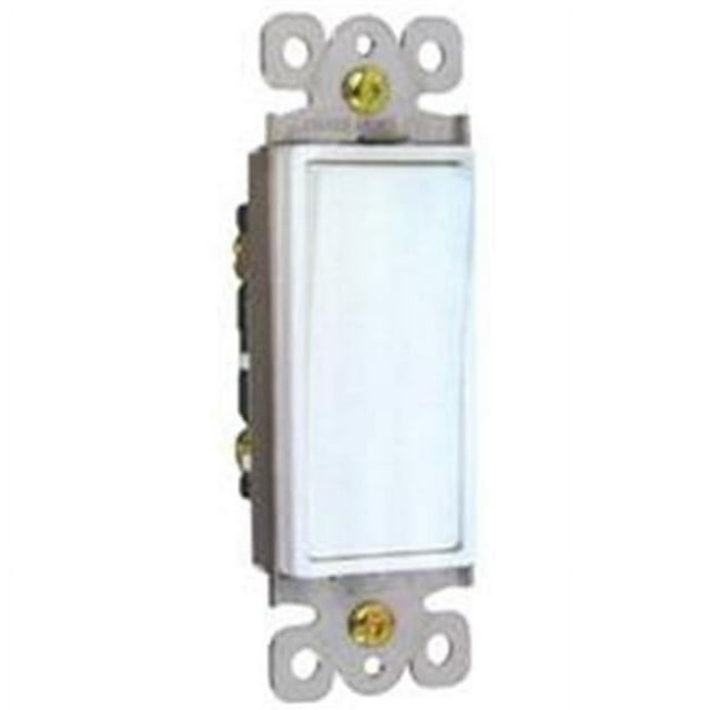 Morris Products 82051 Decorator Switches White Single Pole 15A-120 - 277V
