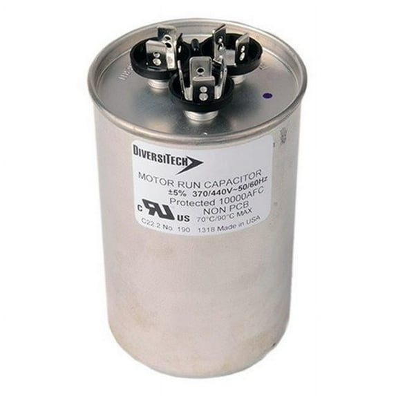 Morris Products T4JR0545U Dual Capacitance Round Metal USA Made Capacitor - 45 Plus 5 UF