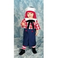 thumbnail image 1 of Morris Raggedy Andy Fancy-Dress Costume for Toddlers with Hat and Yarn Wig, Toddler 2-4, 1 of 2
