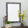 thumbnail image 1 of Morris Rustic Wood Large Wall Mirror - Gray 40" x 30" by Aspire, 1 of 12