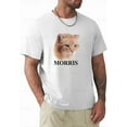 thumbnail image 1 of Morris The Cat 9Lives Mascot Retro Vintage TV Ad Pet Fan Gift Unisex T-Shirt, for men & women, up to size 5XL, 1 of 3