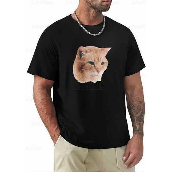 Morris The Cat 9Lives Mascot Retro Vintage TV Ad Pet Fan Gift Unisex T-Shirt, for men & women, up to size 5XL