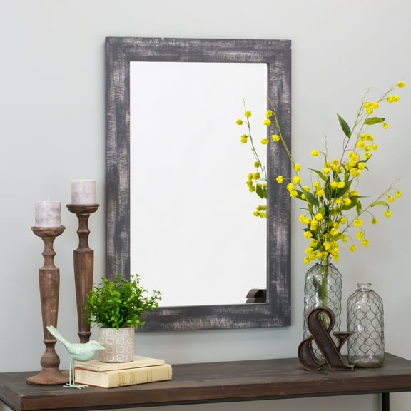 Morris Wall Mirror - Gray 36" x 24" by Aspire