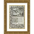 thumbnail image 1 of Morris, William 13x18 Gold Ornate Wood Framed with Double Matting Museum Art Print Titled - Troilus and Criseyde, Liber Secundus, 1 of 4