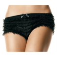 thumbnail image 1 of MorrisCostumes UA2985BK Briefs Lace Ruffle Black, 1 of 1