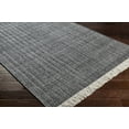 thumbnail image 1 of BoutiqueRugs Morrisburg No Pile Wool Area with Tassel Area Rug - Charcoal, Medium Gray, Cream - 8'10" x 12', 1 of 11