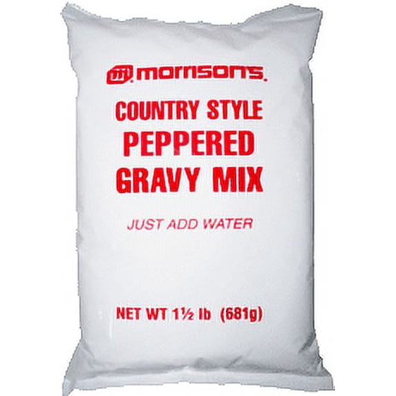 Morrison's Country Style Gravy Mix, 24 Oz, No Cholesterol, Easy Pour Pouch
