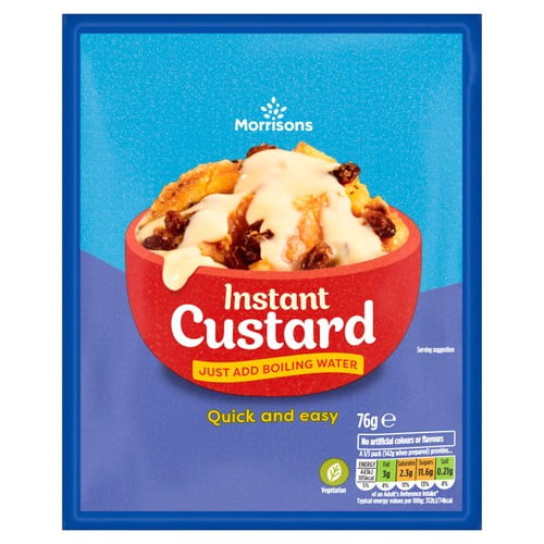 Morrisons Instant Custard 76g (Pack of 6)