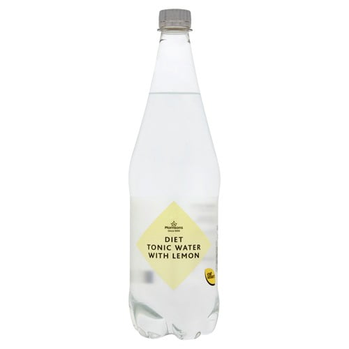 Morrisons Low Calorie Tonic Water with Lemon 1l (Pack of 2)