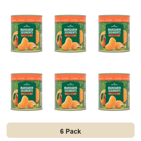 Morrisons Mandarins In Syrup (312g) (Pack of 6)