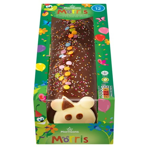 Morrisons Morris The Caterpillar Celebration Cake Serves 12 500g (Pack of 2)