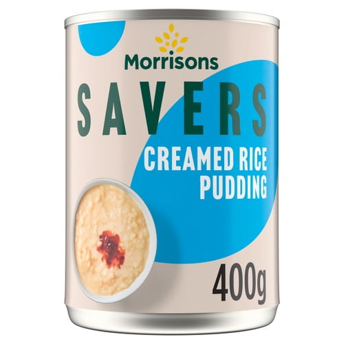 Morrisons Savers Creamed Rice Pudding 400g (Pack of 2)