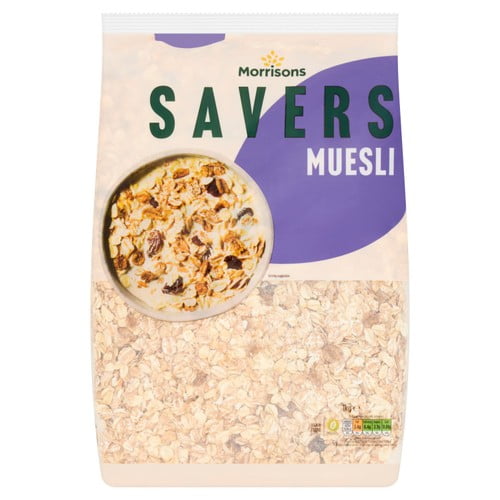 Morrisons Savers Muesli 1kg (Pack of 2)