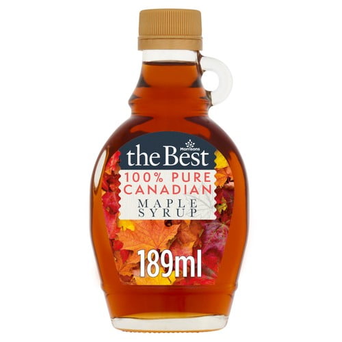 Morrisons The Best Maple Syrup 189ml (Pack of 2)