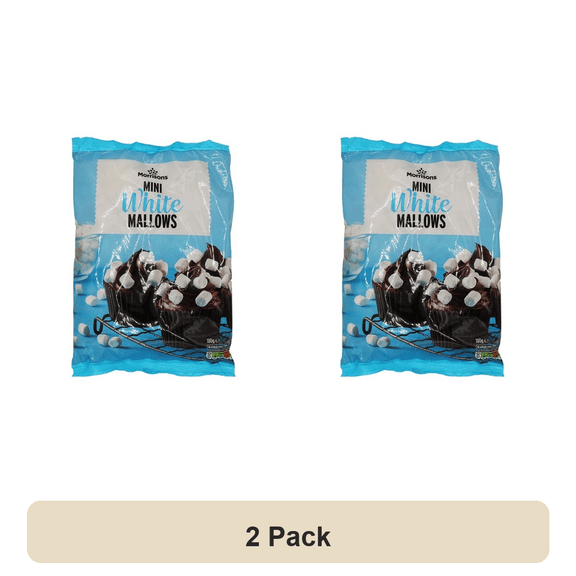 Morrisons White Mini Marshmallows 180g (Pack of 2)