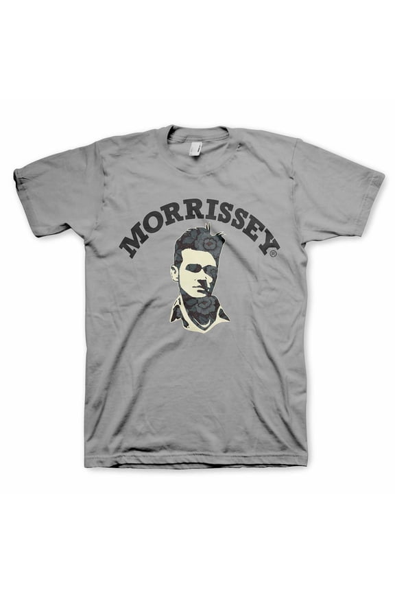 Morrissey Floral Head Classic T-Shirt-X-Large