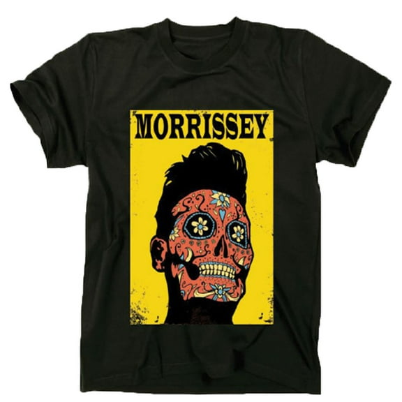 Morrissey Men's Day of The Dead T-Shirt Black S | Officially Licensed Merchandise