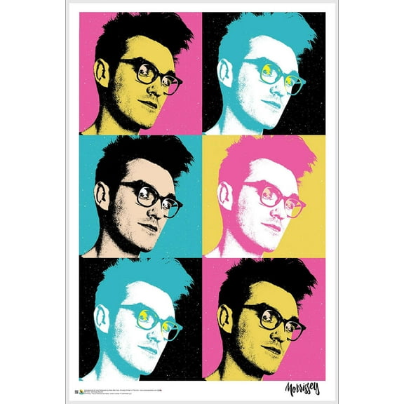 Morrissey - Pop Art Poster 24.5" x 36.5" Laminated