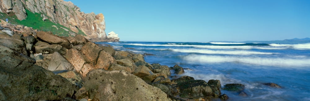 Morro Bay California Canvas Art - Panoramic Images (36 x 12)