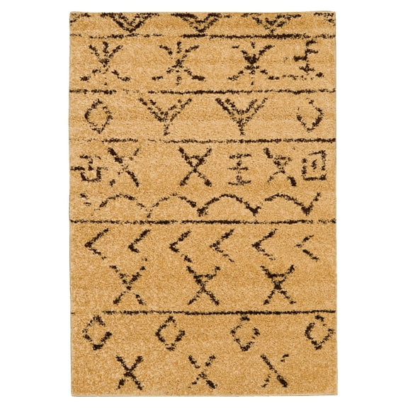 Moroccan Atlas Camel/Brown 8x10
