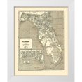 thumbnail image 1 of Morse 12x14 White Modern Wood Framed Museum Art Print Titled - Florida - Morse  1842, 1 of 4