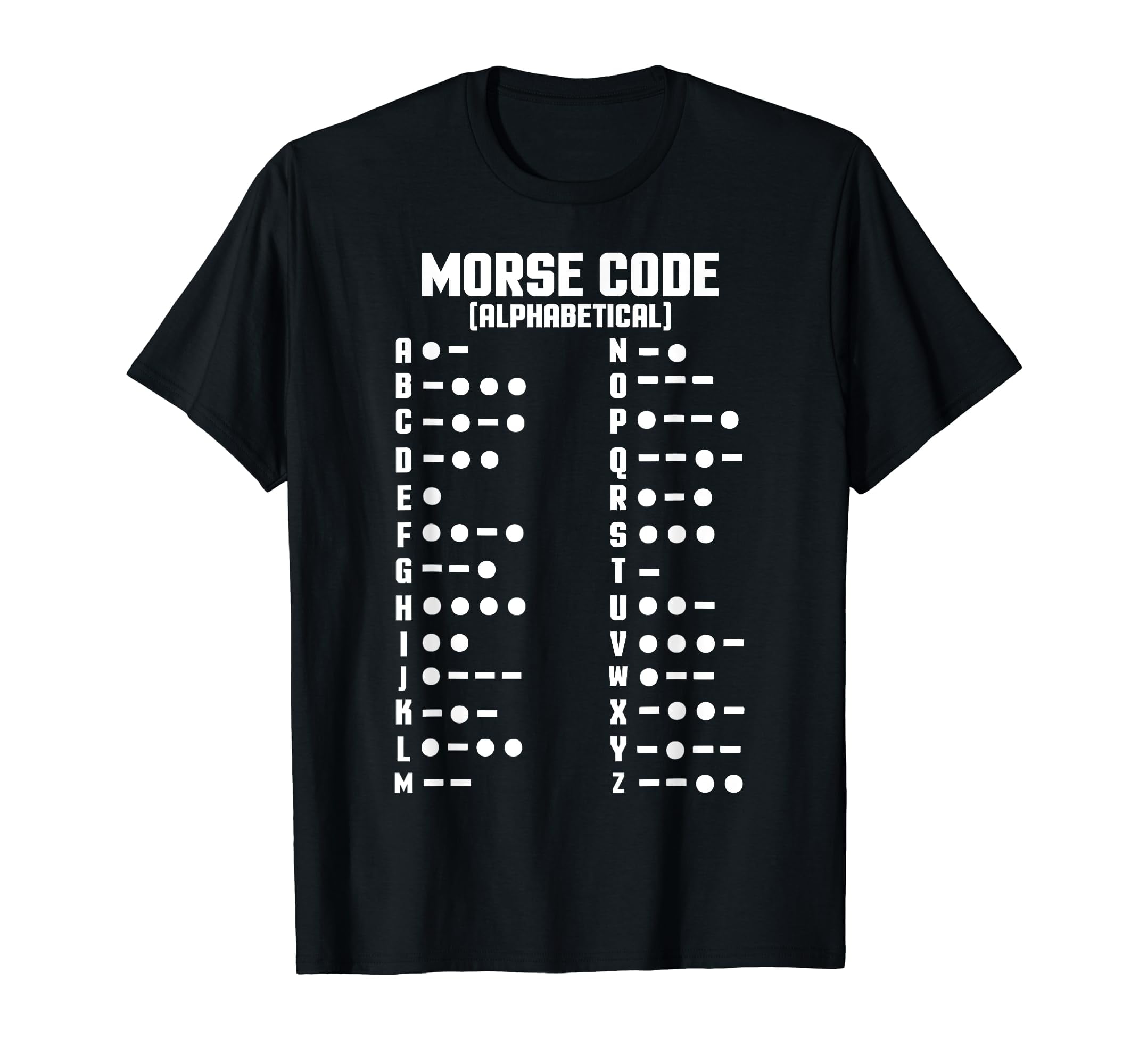 Morse Alphabet Code Chart Letters&Numbers Translator