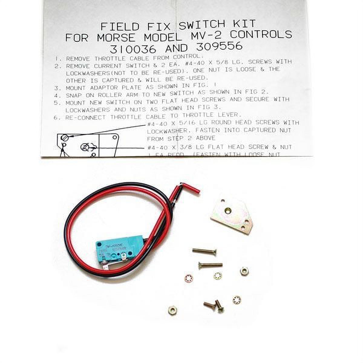 Morse Boat Throttle Box Switch MV2 Controls