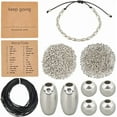 thumbnail image 1 of Morse Code Beads Bracelet Making Kit Ccb Plastic Beads Bulk Silver Barrel Round Spacer Bead Keep Going Display Card Waxed Cord Personalized Kits for Jewelry Making Diy Handmade Crafts Supply, 1 of 5