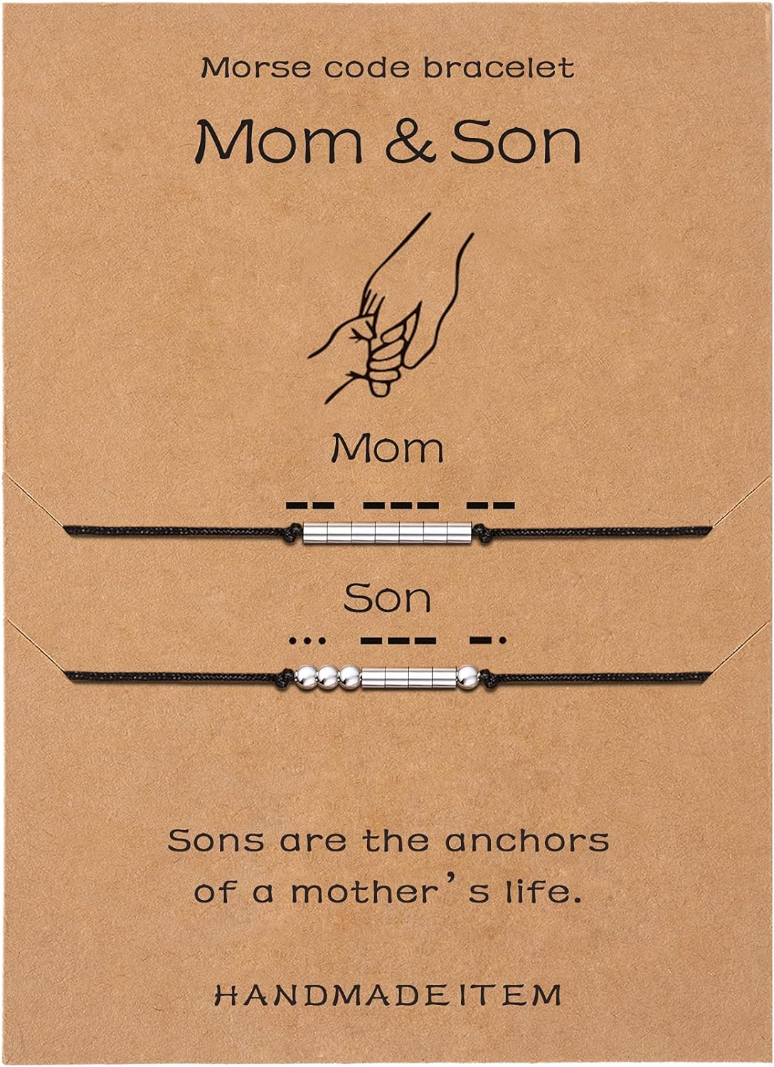 Morse Code Bracelet For Happy Mother'S Day Gifts Sister Brother