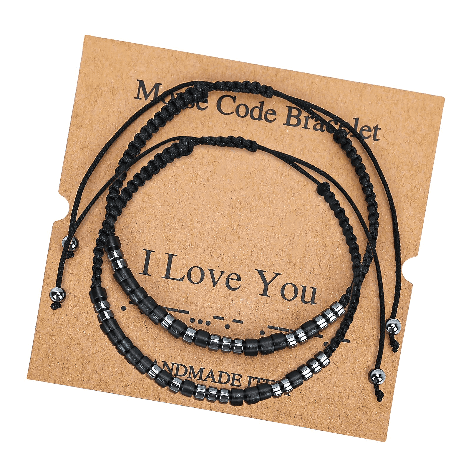 Morse Code Bracelets Gifts for Men, White Gold Kuwait Ubuy