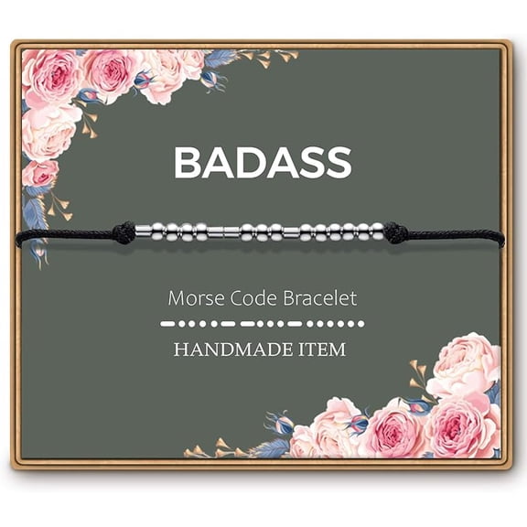 Morse Code Bracelets for Women, Funny Birthday Gifts, Best Friend Friendship Gifts