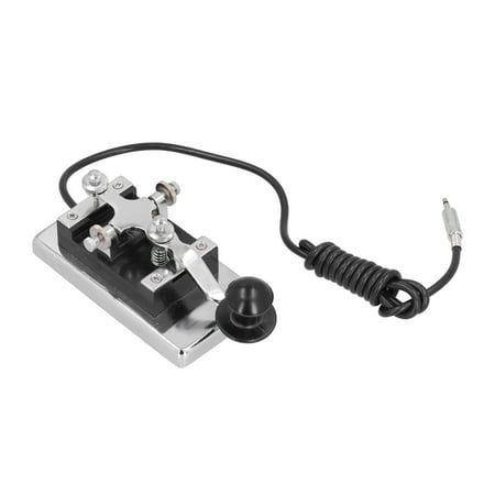 Morse Code CW Telegraph Hand Heavy Key Short Wave Radio Communication Teaching Aids HYK4