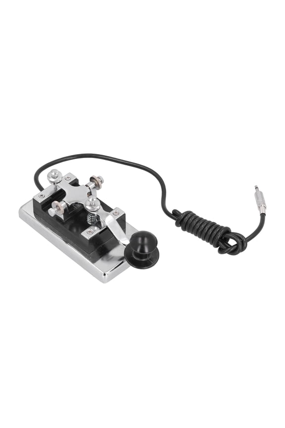 Morse Code CW Telegraph Hand Heavy Key Short Wave Radio Communication Teaching Aids HYK4