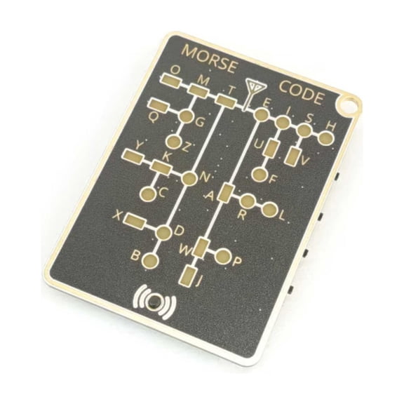 Morse Code Card Pro Interactive Learning & Game Gadget with LED