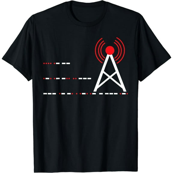 Morse Code Ham Radio Operator Radioactivity T-Shirt