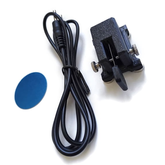 Morse Code Keyer Automatic Keying Device Base Single Paddles With Double Adjustable Contact Point