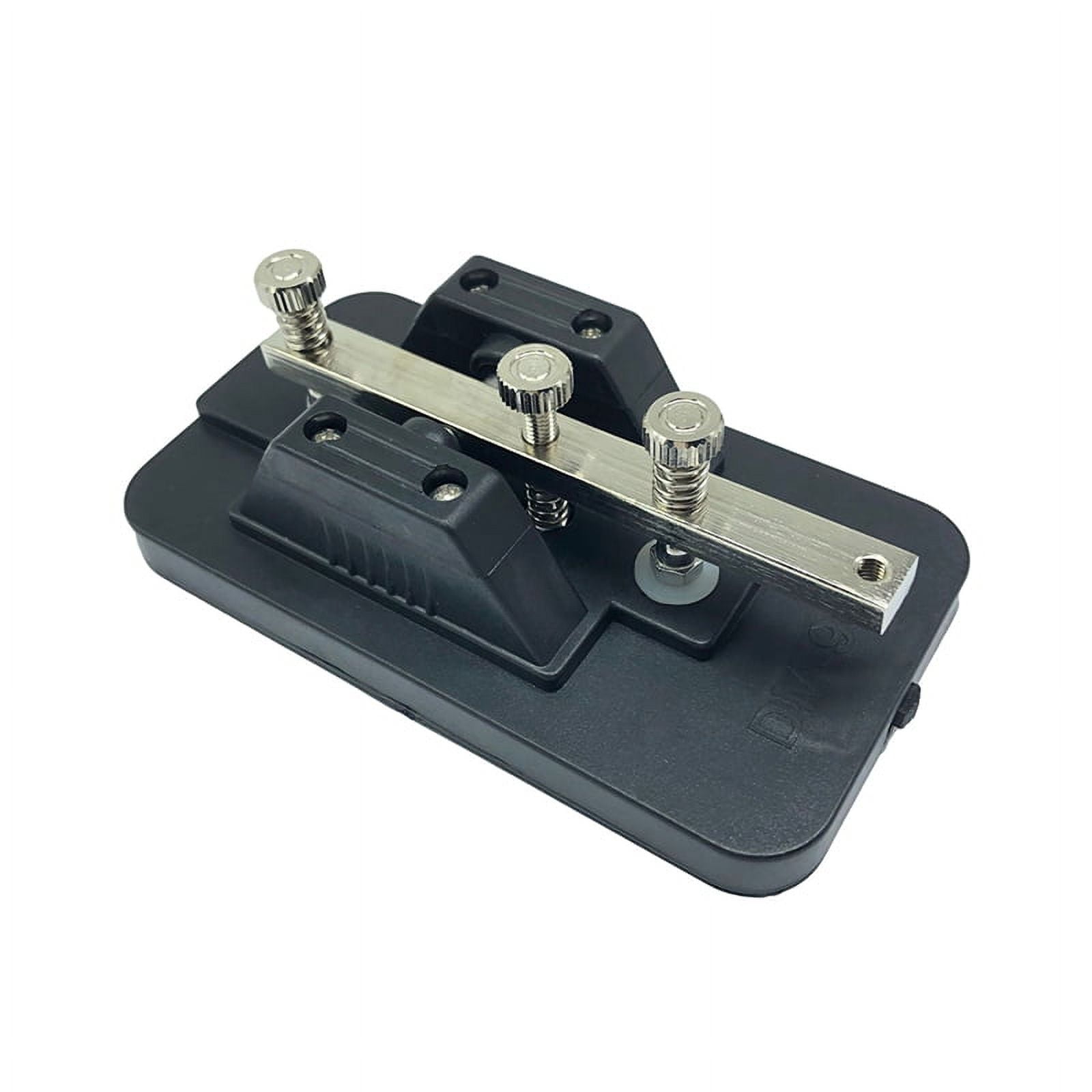Morse Experiment Kit Telegraafsleutel, Morsecodesleutel en ZoemerTelegraafsleutel Handleiding CW Oefentool met Zoemer voor Beginners