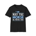 Morse Code Tee Shirt May the Morse Be With You TShirt Shortwave Ham