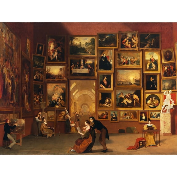Morse Gallery Louvre Paris Painting Extra Large Art Print Wall Mural Poster Premium XL