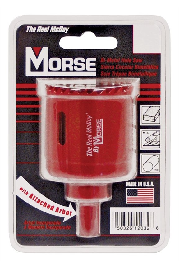 Morse MHSA56C 3-1/2" Bi-Metal Attached Arbor Hole Saw