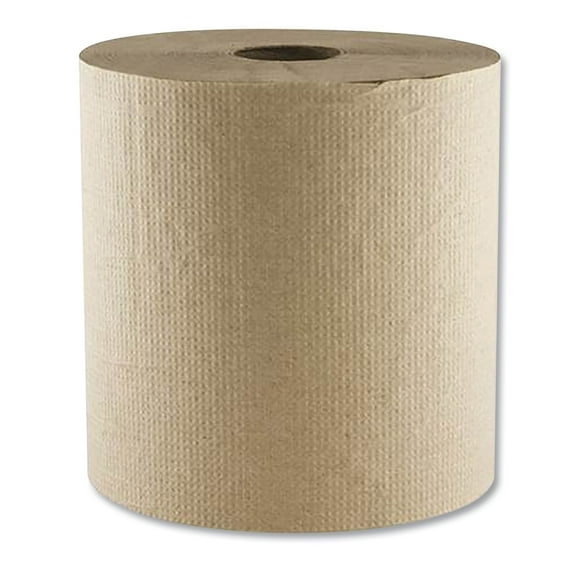 Morsoft Universal Roll Towels, 1-Ply, 8" X 700 Ft, Kraft, 6 Rolls/carton | Bundle of 5 Cartons
