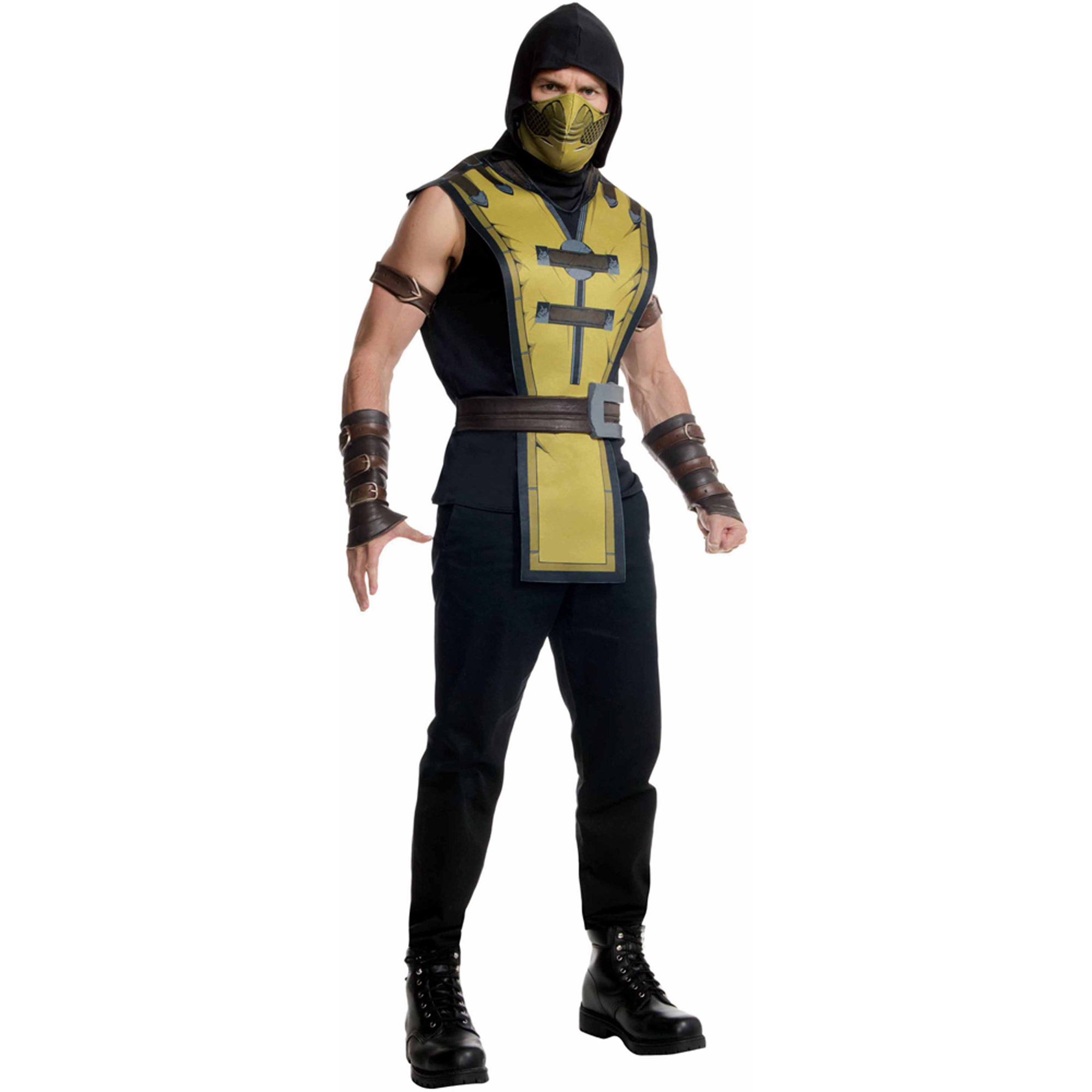 Mortal Combat "Scorpion" Mens Halloween Costume - image 1 of 1