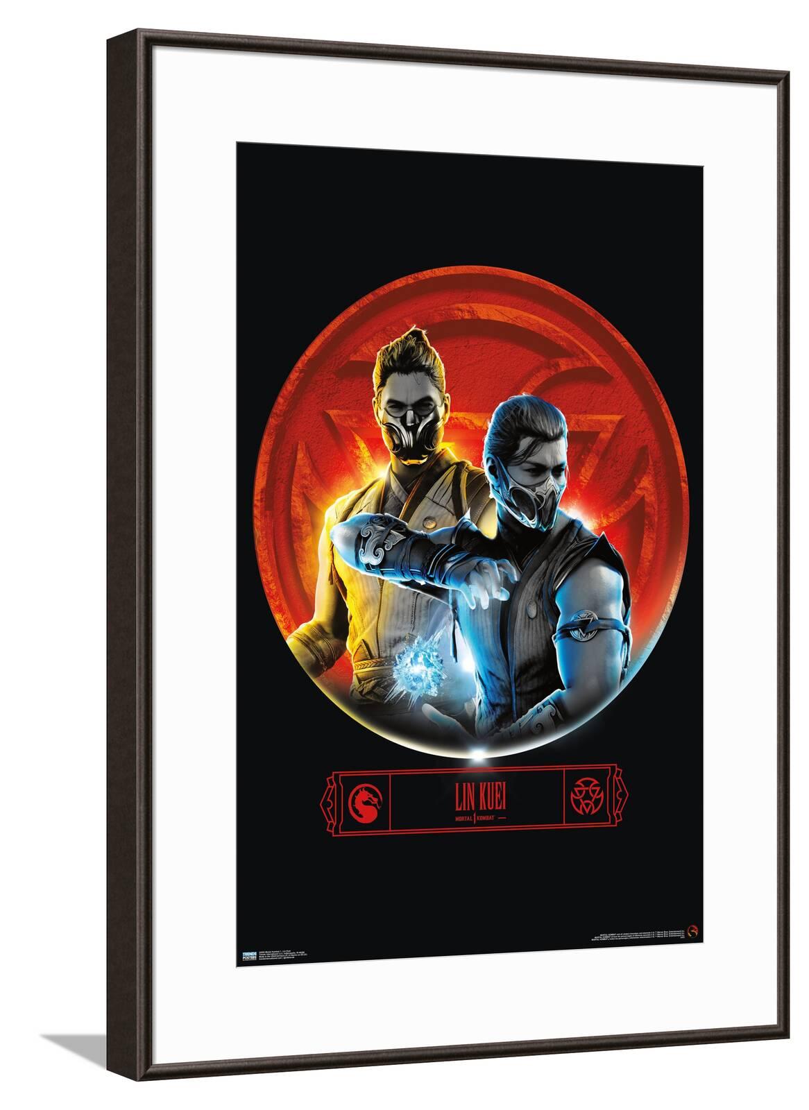 Mortal Kombat 1 (2023) - Lin Kuei Canvas Wall Poster, 14.725" x 22.375 ...